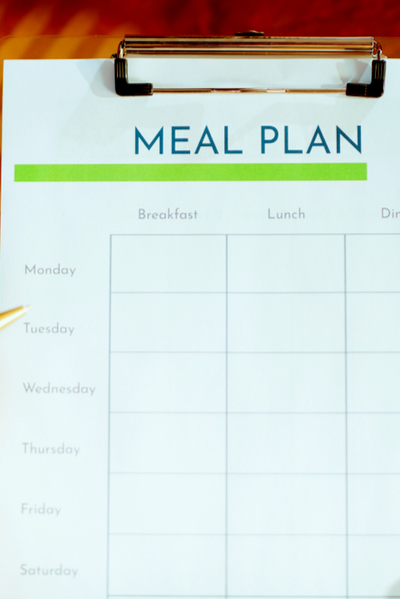 meal planning chart