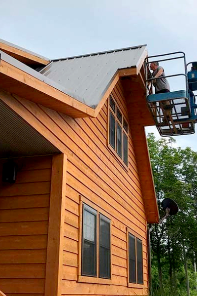 painting the house