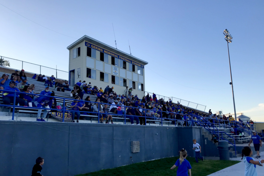 high school football stadium