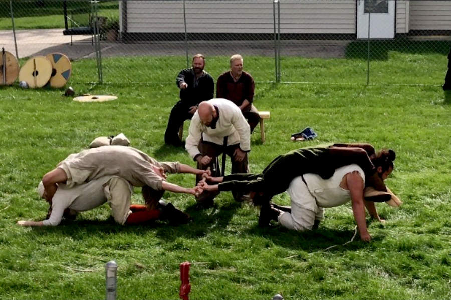 Viking games at largest scandinavian festival