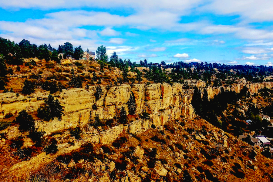 hiking the rimrocks