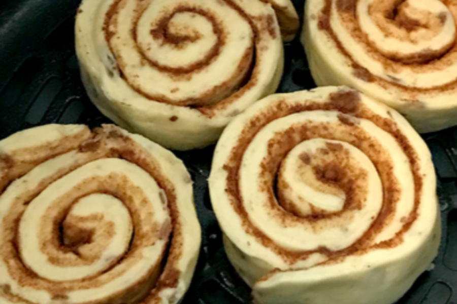 air fryer cinnamon rolls 