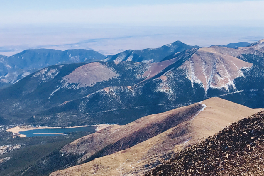 pike's peak summit view 