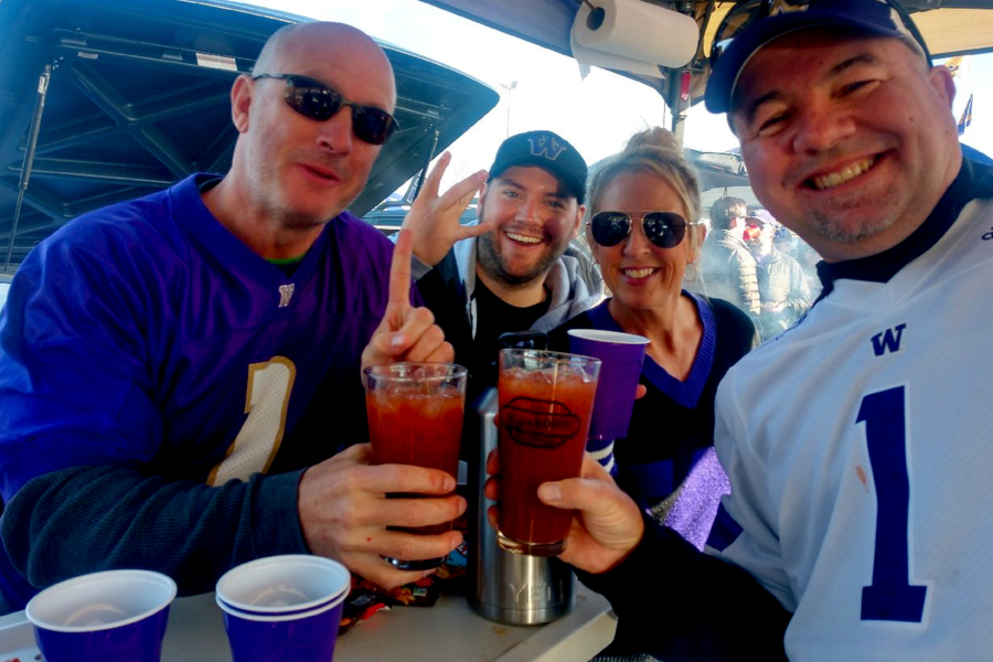 Jim & Stephanie (right) even helped us continue our Saturday Bloody Mary Tradition on the road!