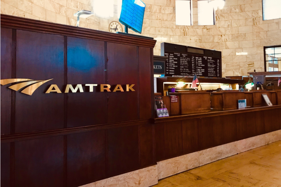 Amtrak counter 