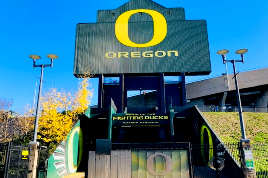 oregon ducks campus tour