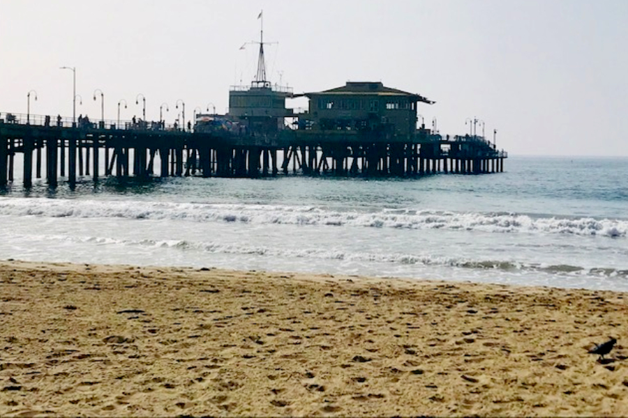 santa monica fishing pier 