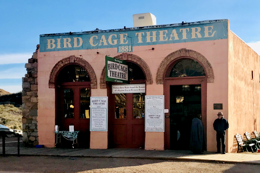 bird cage theater in Tombstone 