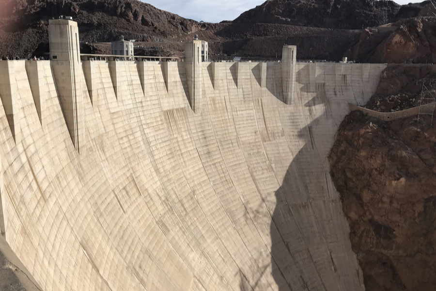 hoover dam wall 