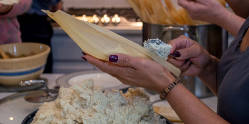 Experiencing New Christmas Traditions – Tamales and Posole, Day 108 Experiencing New Christmas Traditions – Tamales and Posole, Day 108