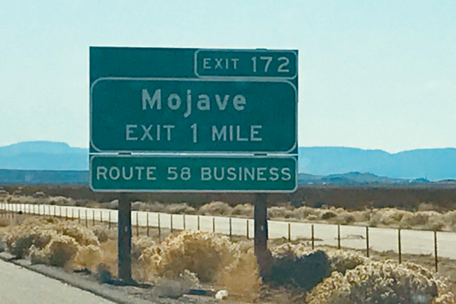 mojave sign 