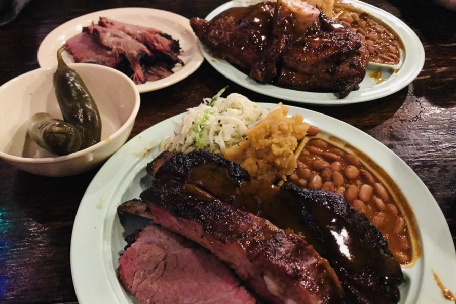 our texas barbecue dinner - one of our favorite meals