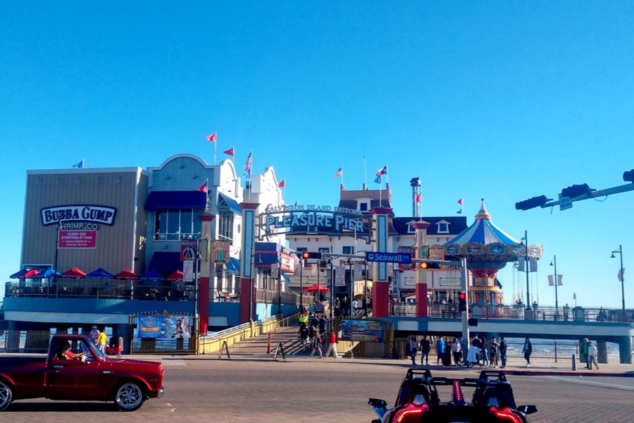 boardwalk Pleasure Pier in Galveston