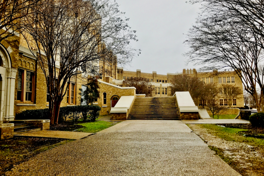 steps to Central High School 