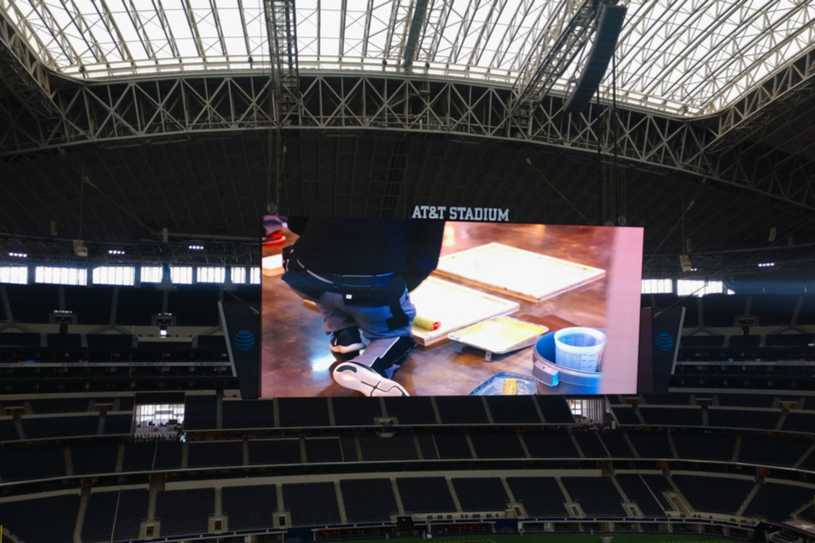 ATT Stadium big screen