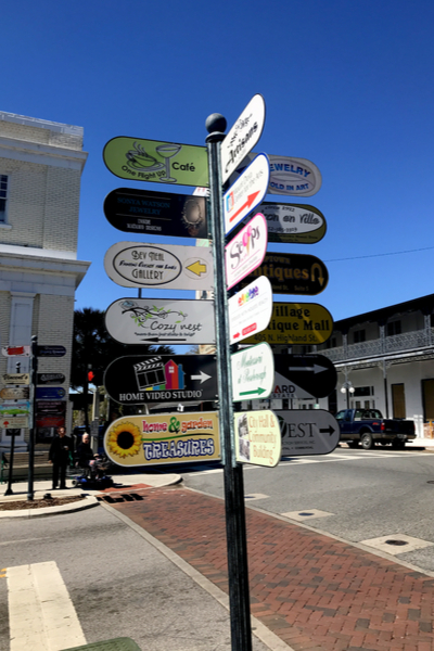 mount dora street signs