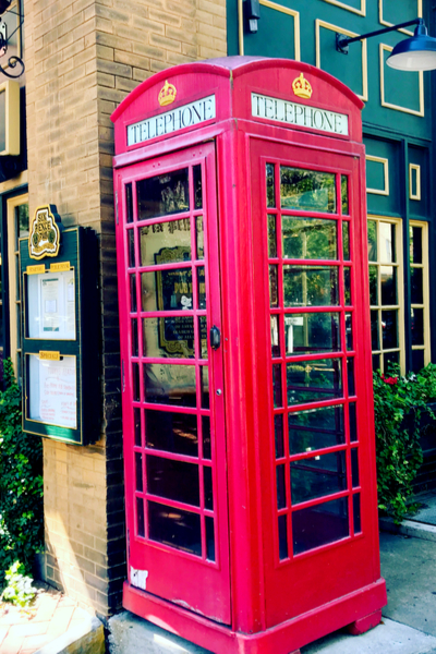 red phone booth 