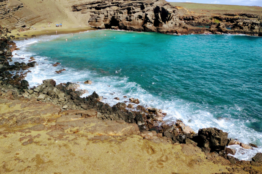 Green sand beach - traveling to all 50 states