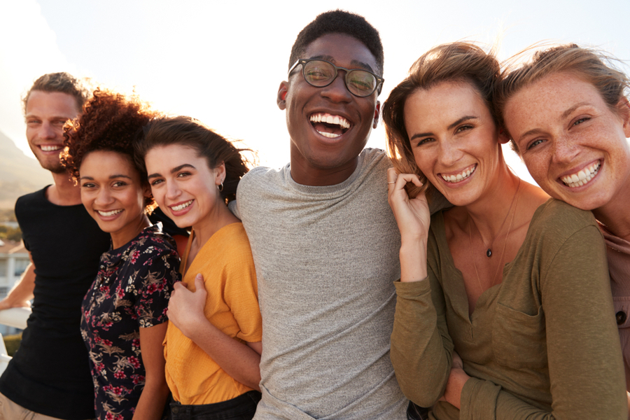 group using the power of a smile