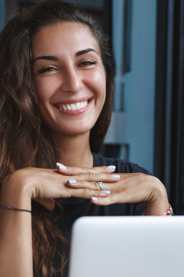 woman pondering personal development