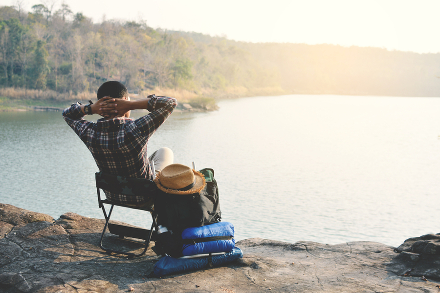 alone time at a lake