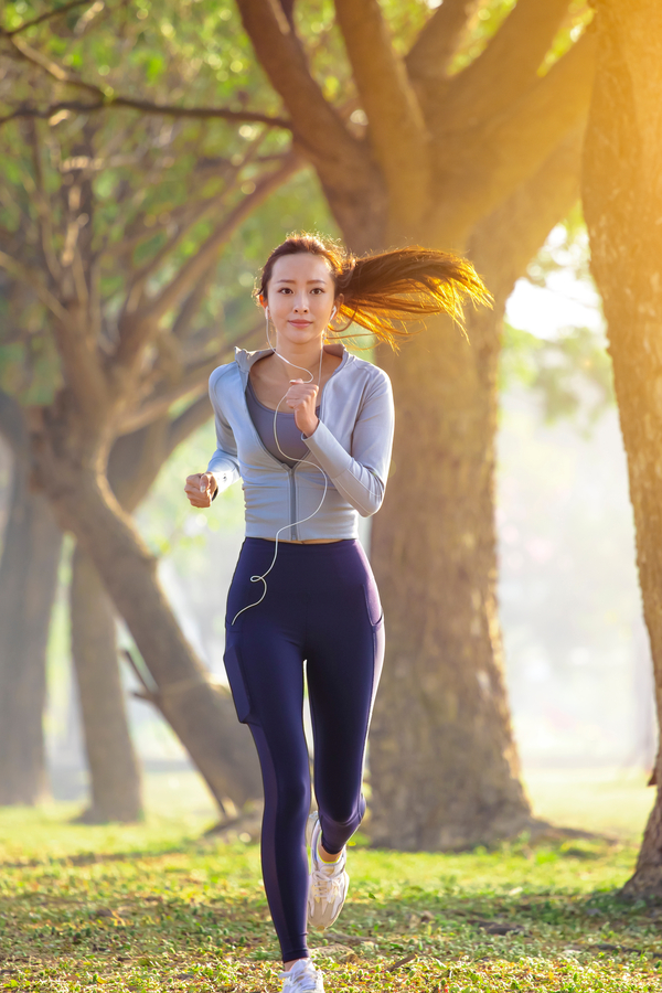 woman running because no gym membership
